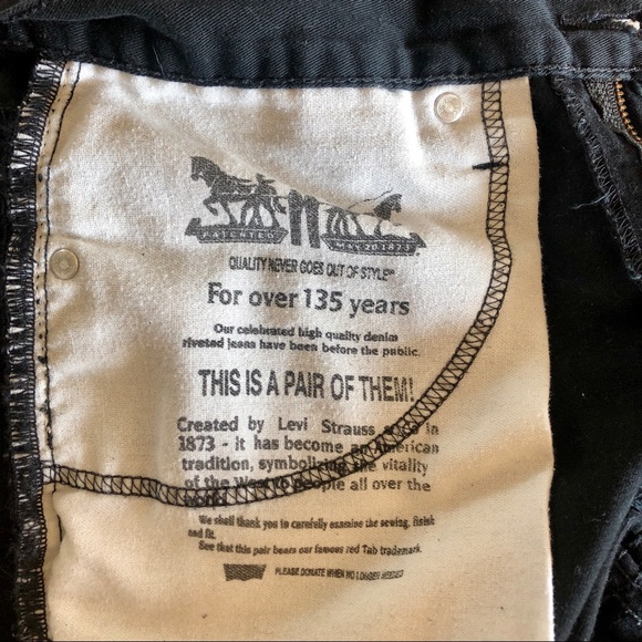 Vintage Black Levi’s 514 - Picture 4 of 4